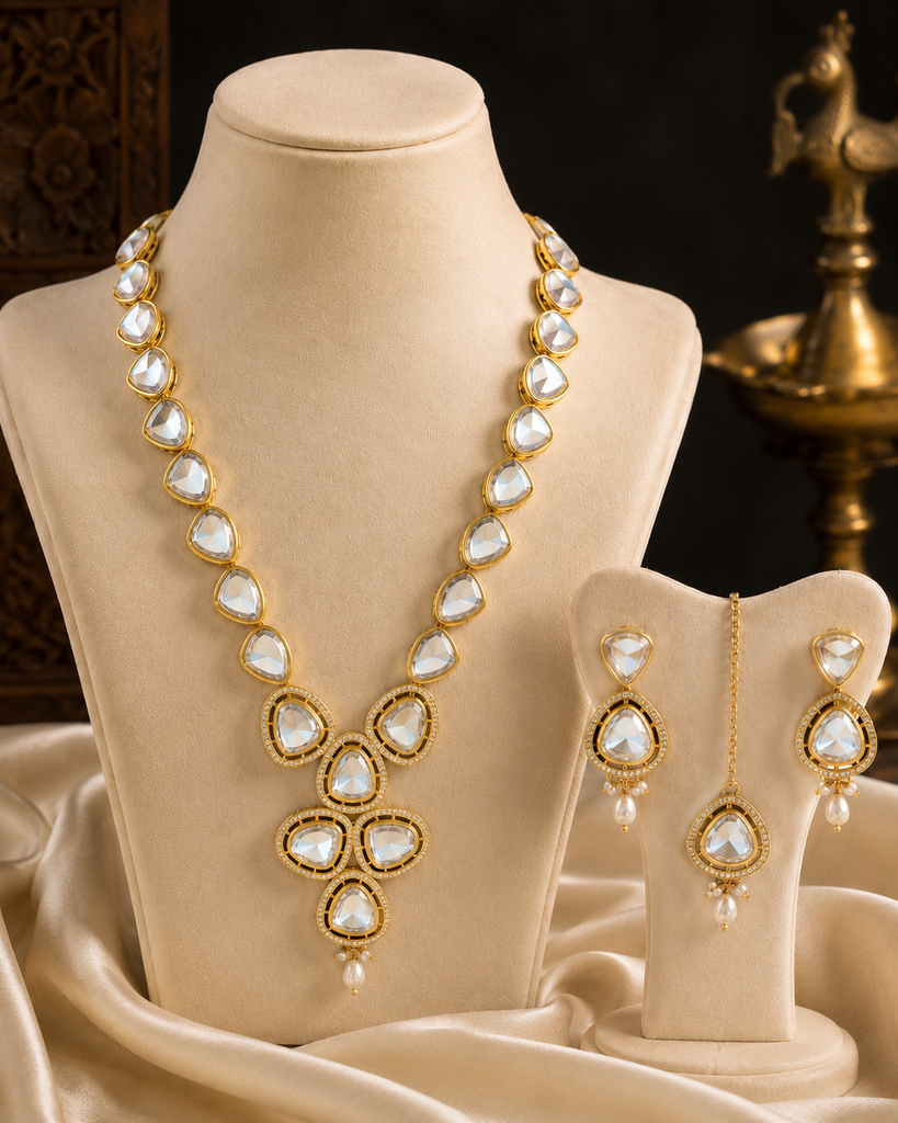 Jahanara Kundan Mala Set