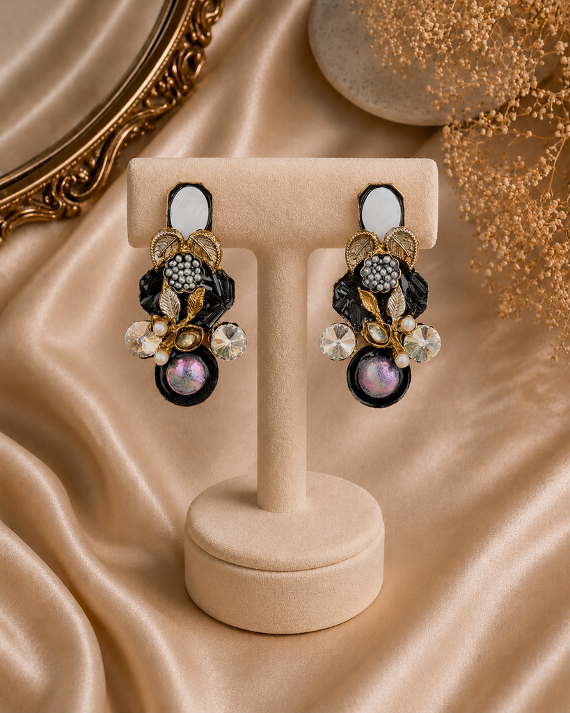 Moonlit Petals Earrings