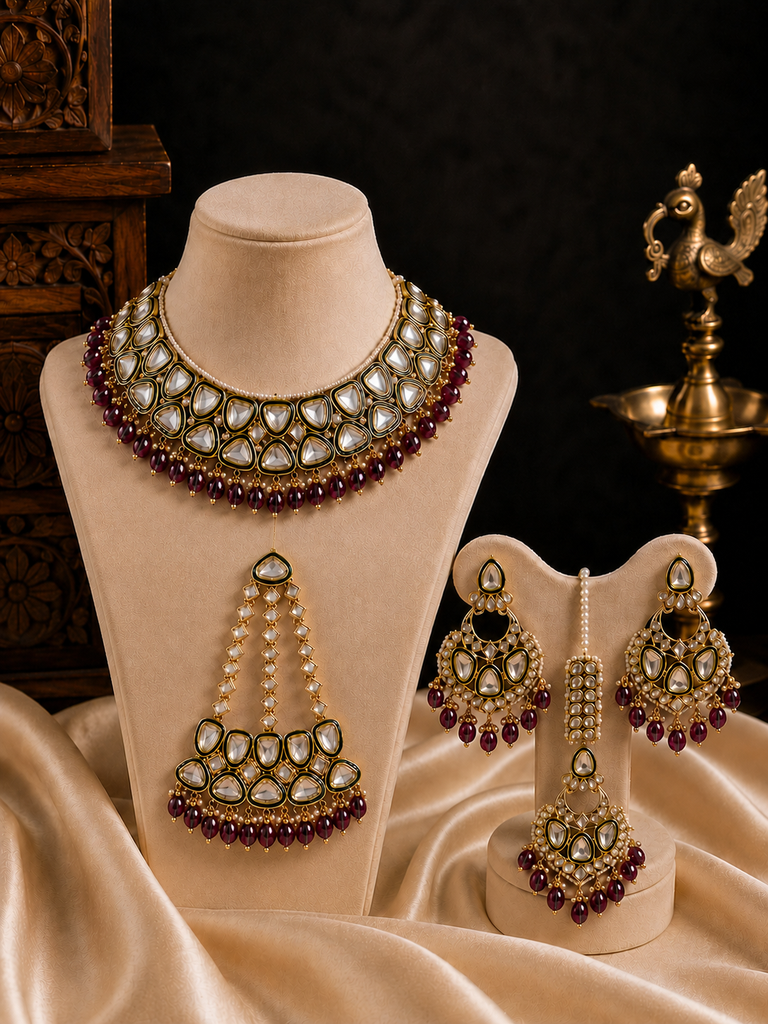 Jahanara Kundan Bridal Set