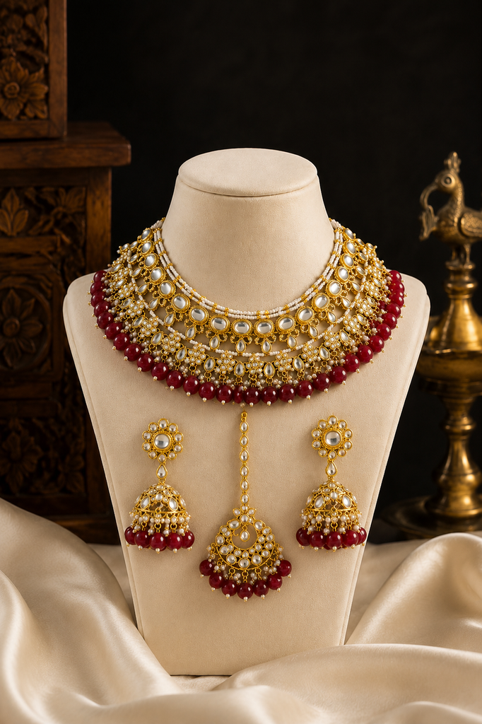 Ruby Noor Kundan Bridal Set