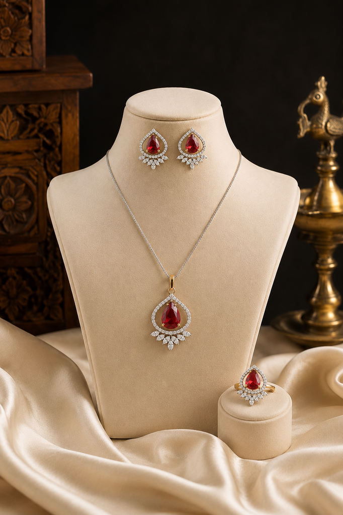 Ruby Majesty Jewelry Set
