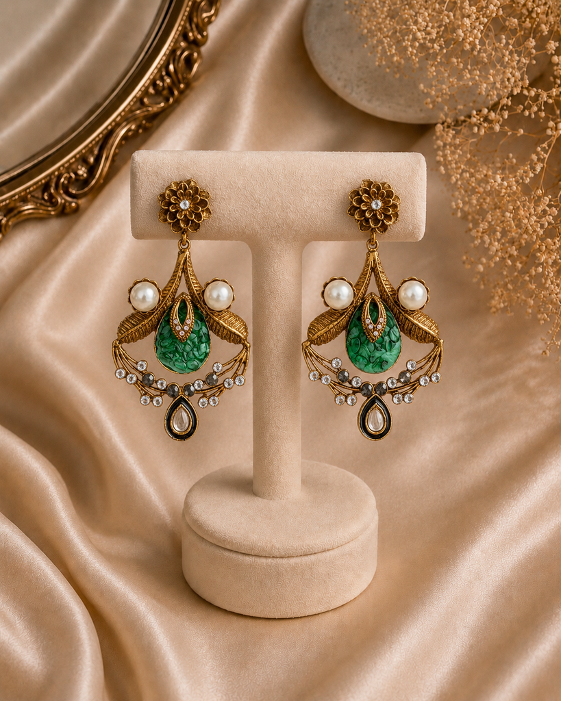 Emerald Heirloom Earrings