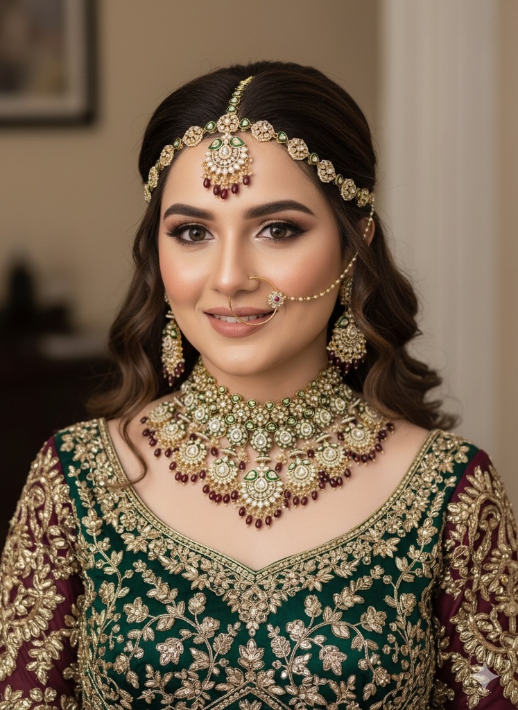 Zar-e-Noor Kundan Bridal Set