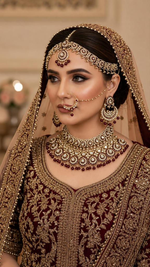 Noor-e-Mughal Kundan Bridal Set