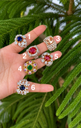 Regal Gemstone Zircon Ring Collection