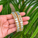 The Noorie Uncut Kundan & Polki Bangles