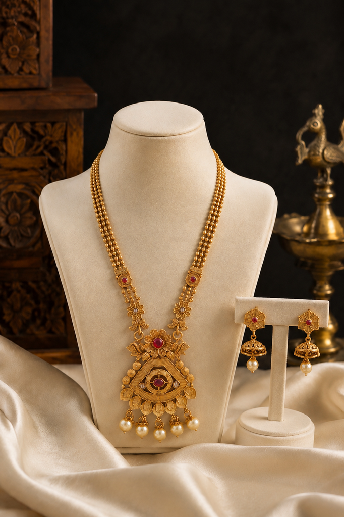 Traditional South Indian Mala Set