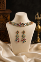 The Meera Multi-Gem Choker & Earring Set