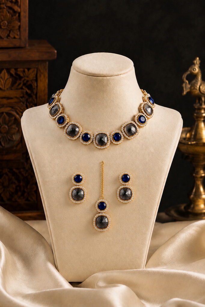 The Sapphire & Charcoal Royalty Set