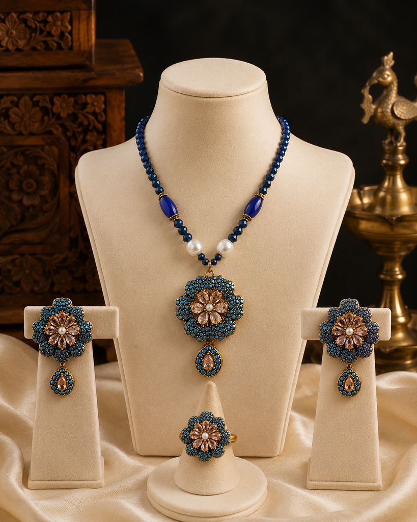 The Turkish Rose Blue Set