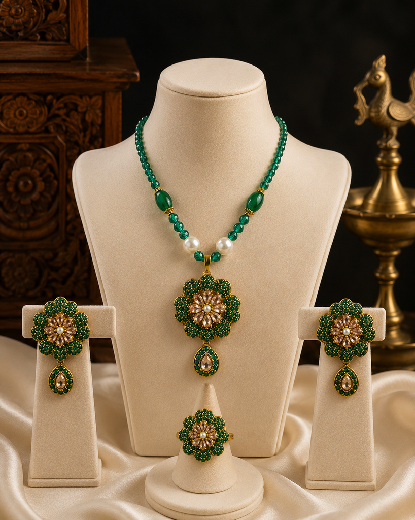 The Turkish Emerald Set