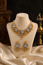 Celestial Mirror Statement Necklace Set